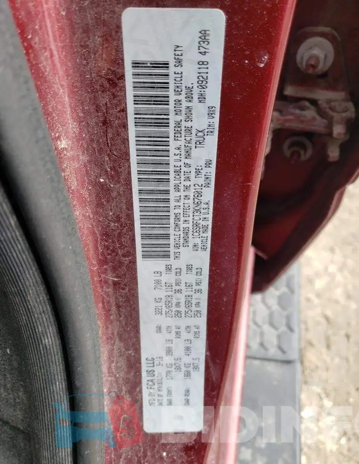 1C6SRFCT3KN676012 Photo# 12