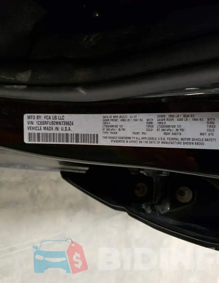 1C6SRFU92MN739624 Photo# 12