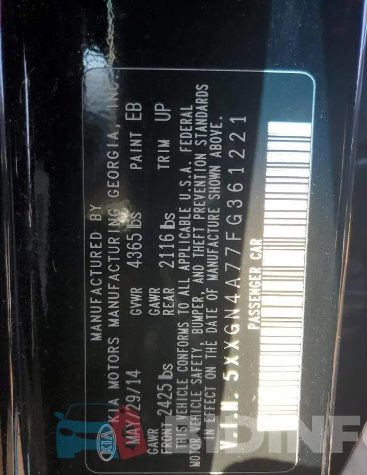 5XXGN4A77FG361221 Photo# 12