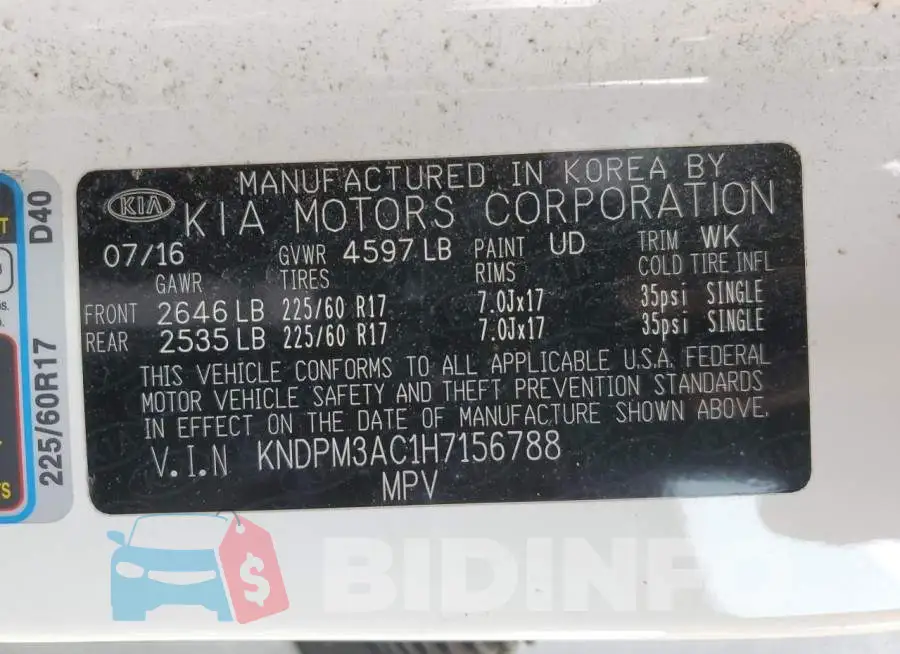 KNDPM3AC1H7156788 Photo# 12