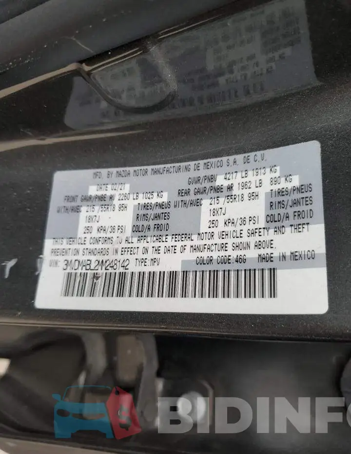 3MVDMABL2MM248142 Photo# 13