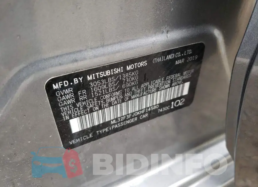 ML32F3FJ0KHF14580 Photo# 12