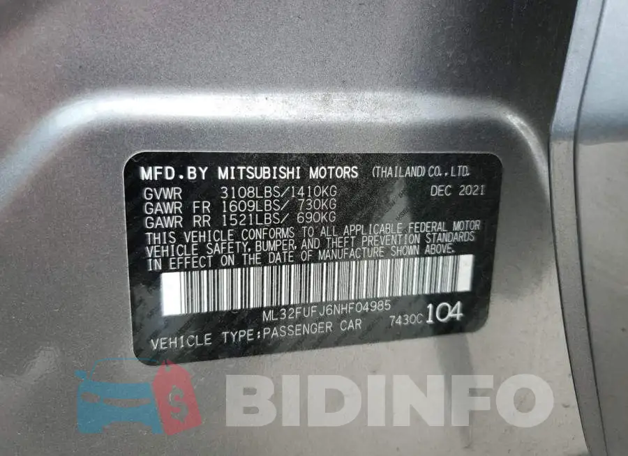 ML32FUFJ6NHF04985 Photo# 12