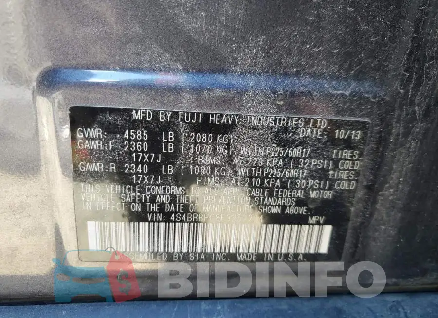 4S4BRBPC8E3252204 Photo# 12