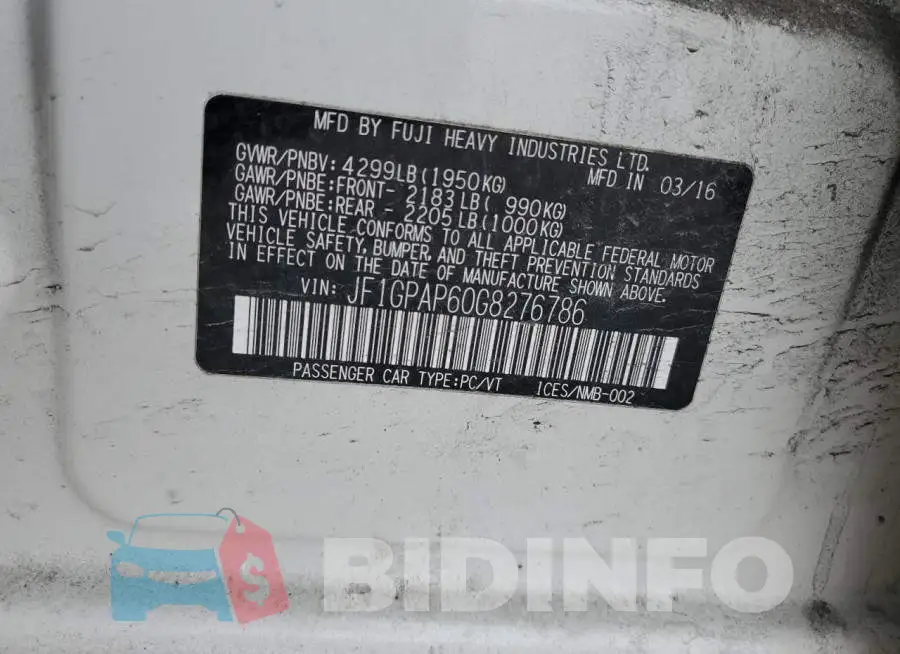 JF1GPAP60G8276786 Photo# 12