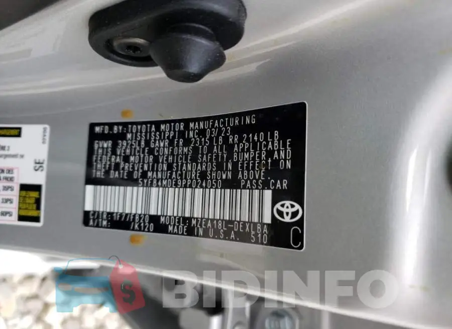 5YFB4MDE9PP024050 Photo# 13