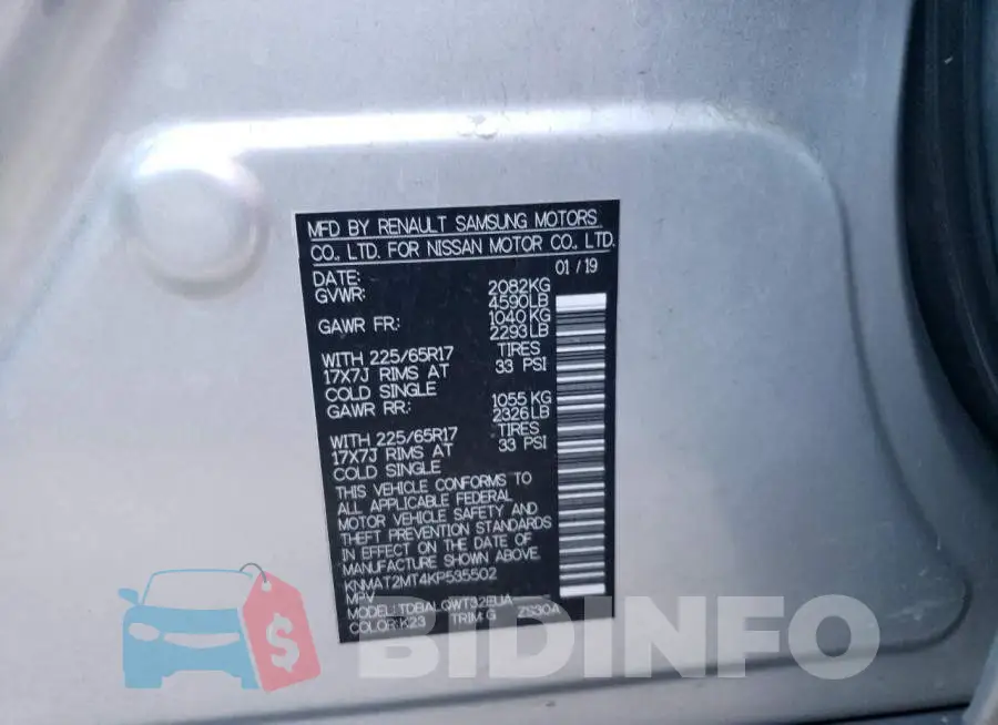 KNMAT2MT4KP535502 Photo# 12