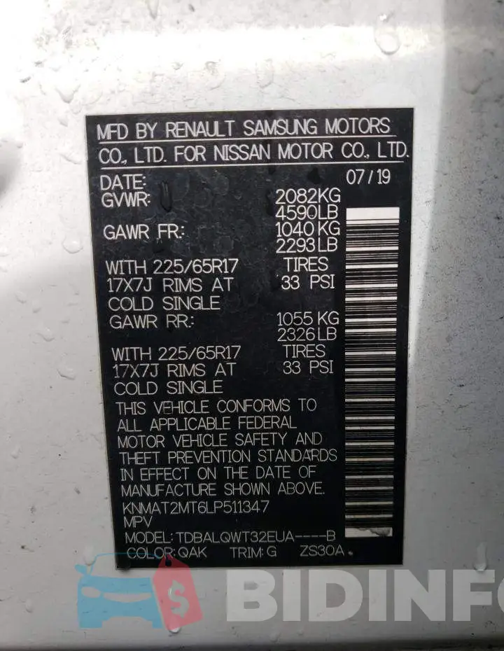 KNMAT2MT6LP511347 Photo# 13