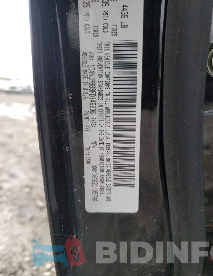 1C4NJPBB9FD146036 Photo# 10