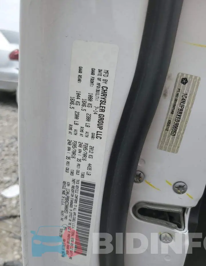 1C4NJPBBXED906053 Photo# 13