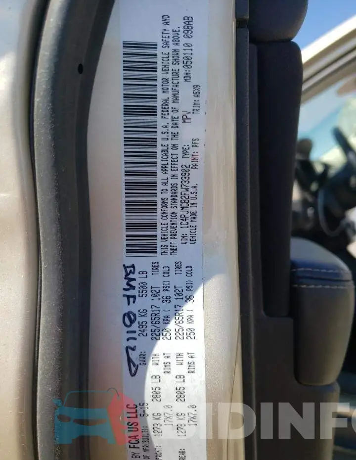 1C4PJMCB2FW733902 Photo# 14