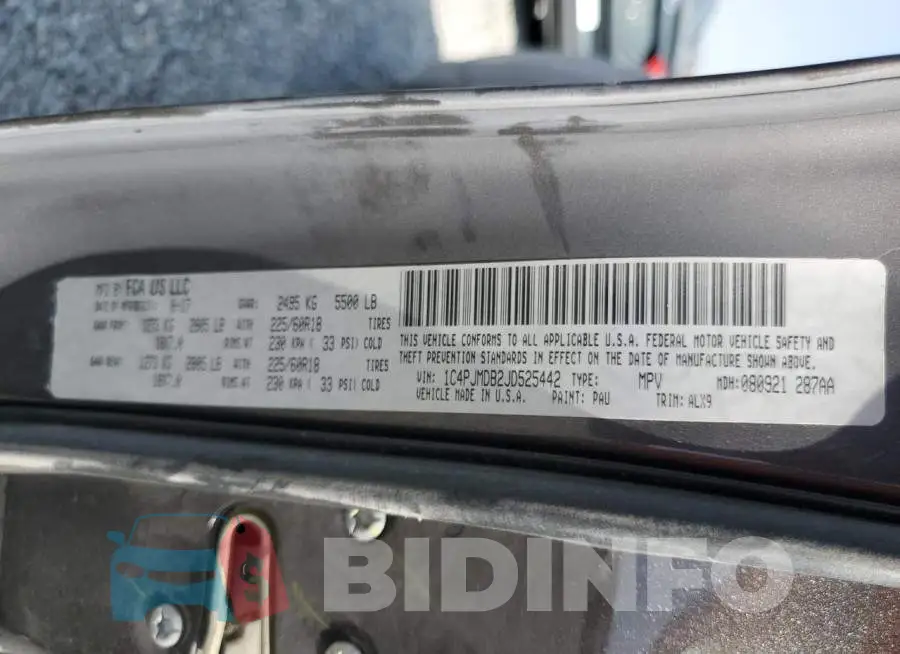 1C4PJMDB2JD525442 Photo# 13