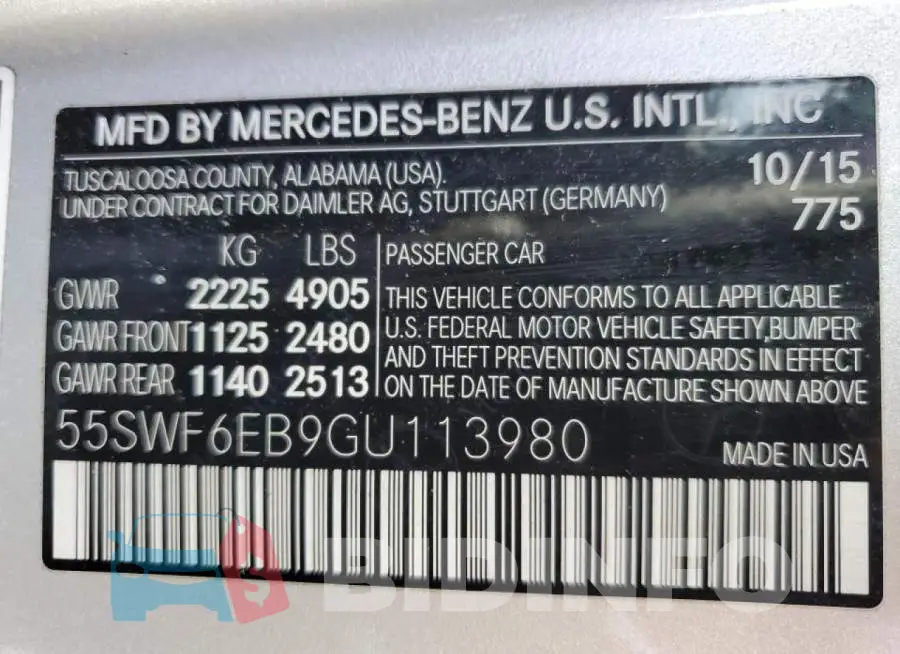 55SWF6EB9GU113980 Photo# 12