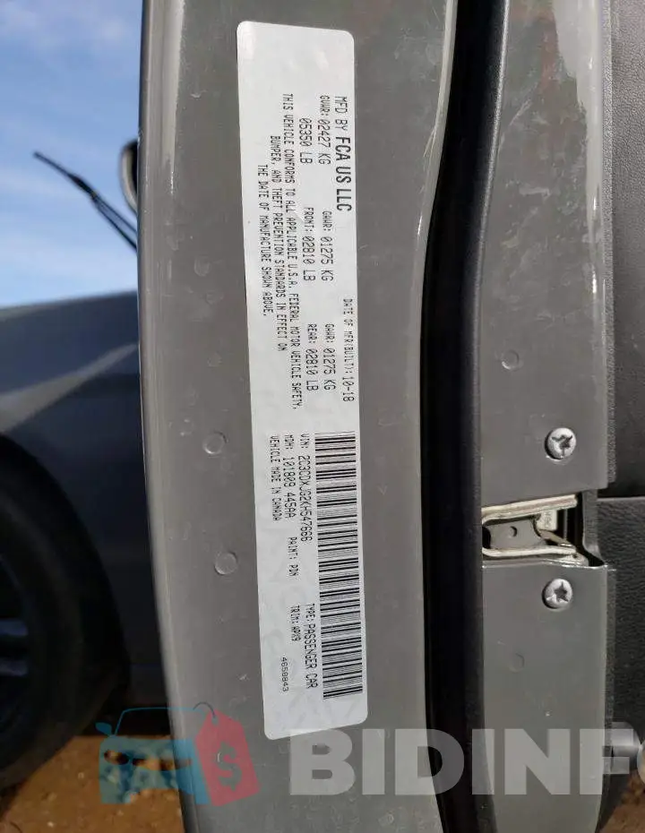 2C3CDXJG2KH547666 Photo# 13