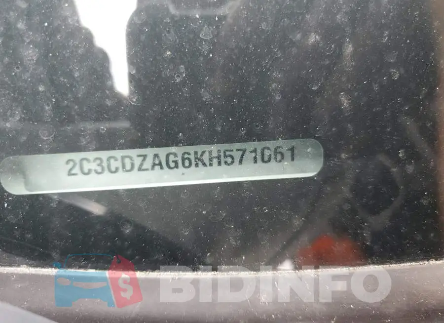 2C3CDZAG6KH571061 Photo# 12