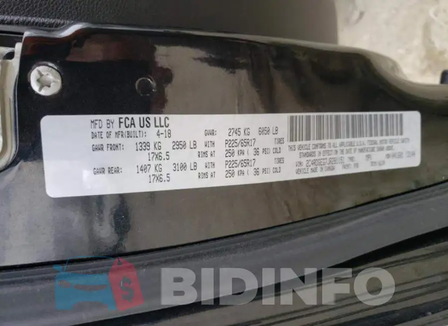 2C4RDGEG7JR281151 Photo# 13