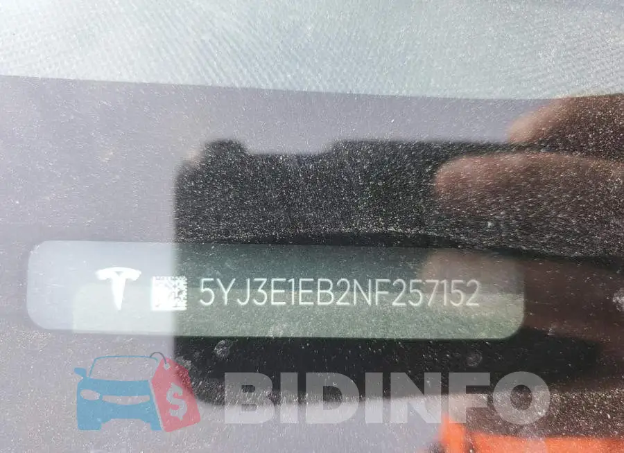 5YJ3E1EB2NF257152 Photo# 12
