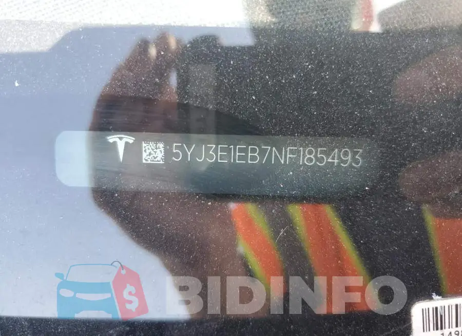 5YJ3E1EB7NF185493 Photo# 12