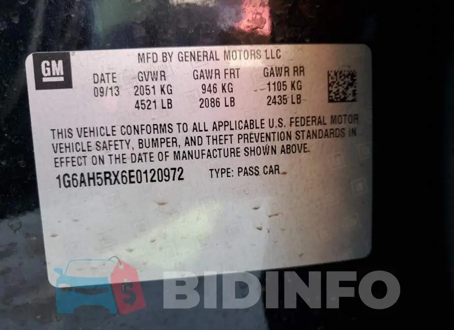 1G6AH5RX6E0120972 Photo# 12