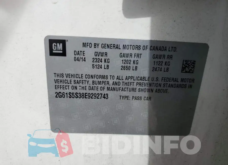 2G61S5S38E9292743 Photo# 12