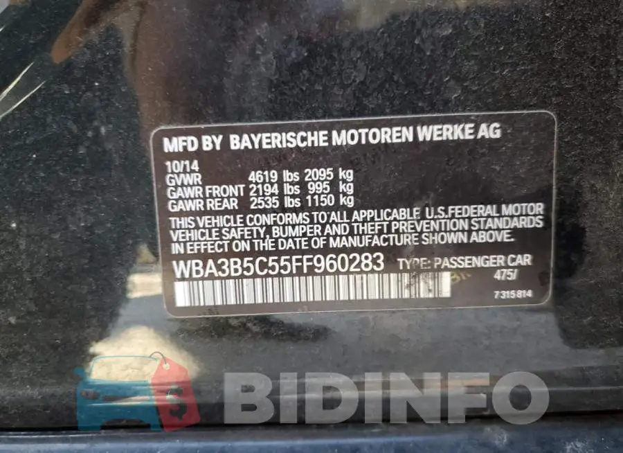 WBA3B5C55FF960283 Photo# 12