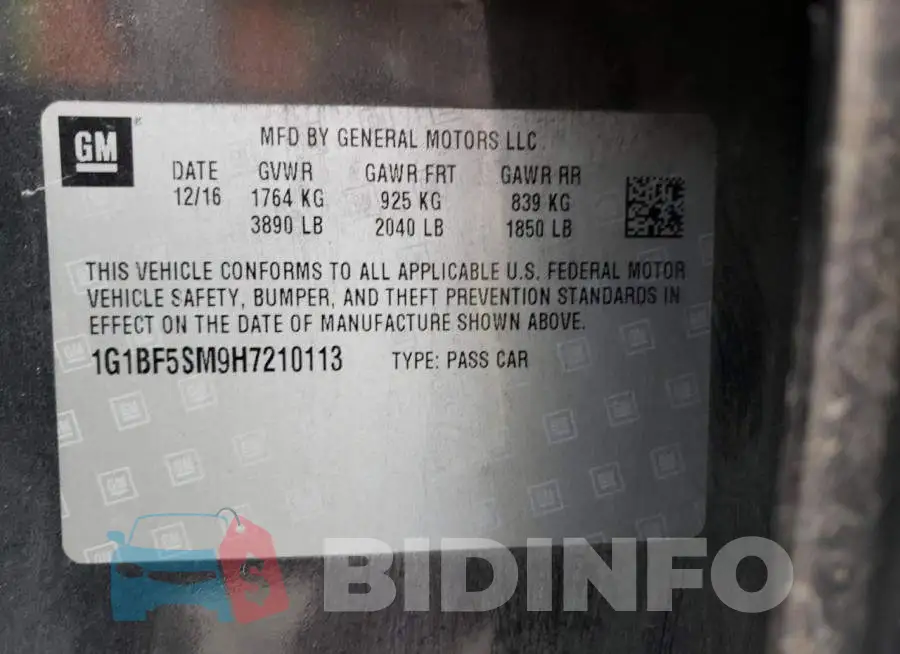 1G1BF5SM9H7210113 Photo# 12