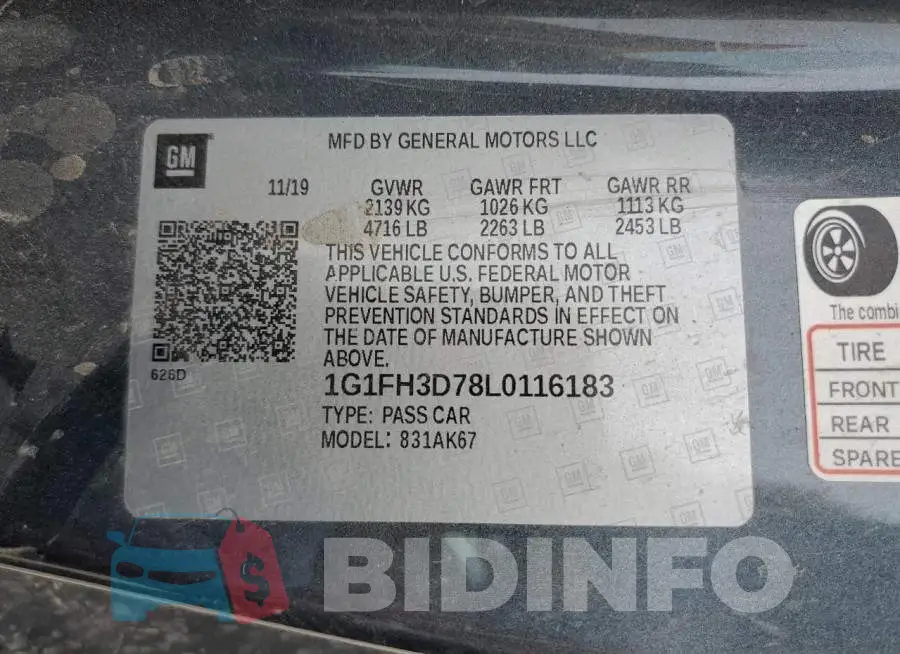 1G1FH3D78L0116183 Photo# 12