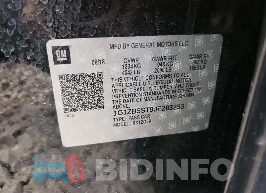 1G1ZB5ST9JF283253 Photo# 12