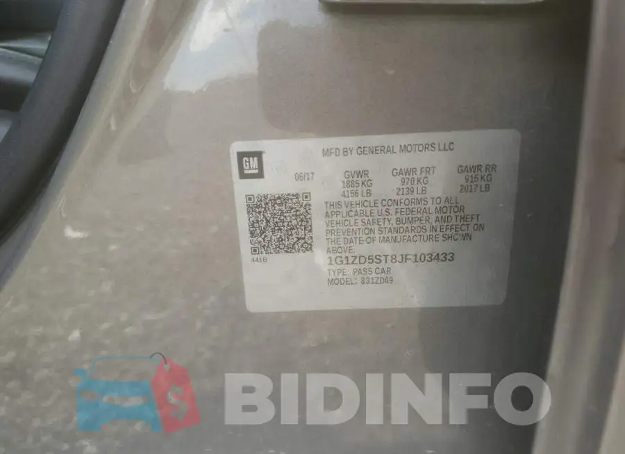 1G1ZD5ST8JF103433 Photo# 12