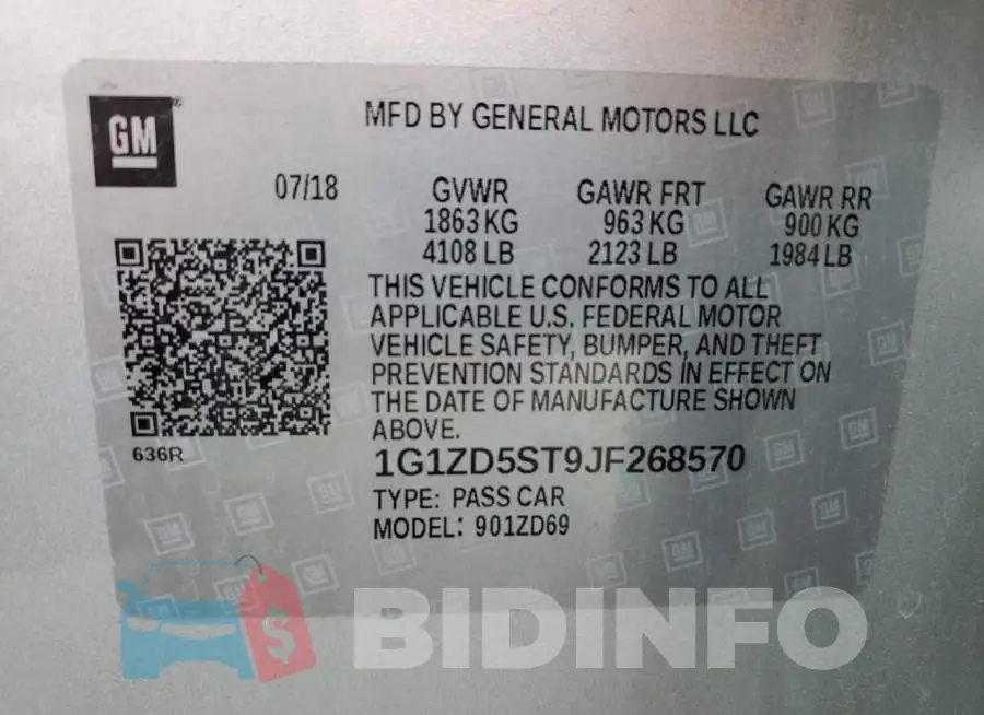 1G1ZD5ST9JF268570 Photo# 12