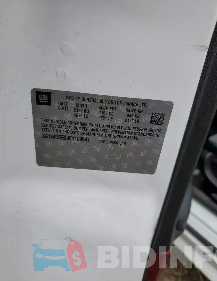 2G1WD5E39E1109947 Photo# 12