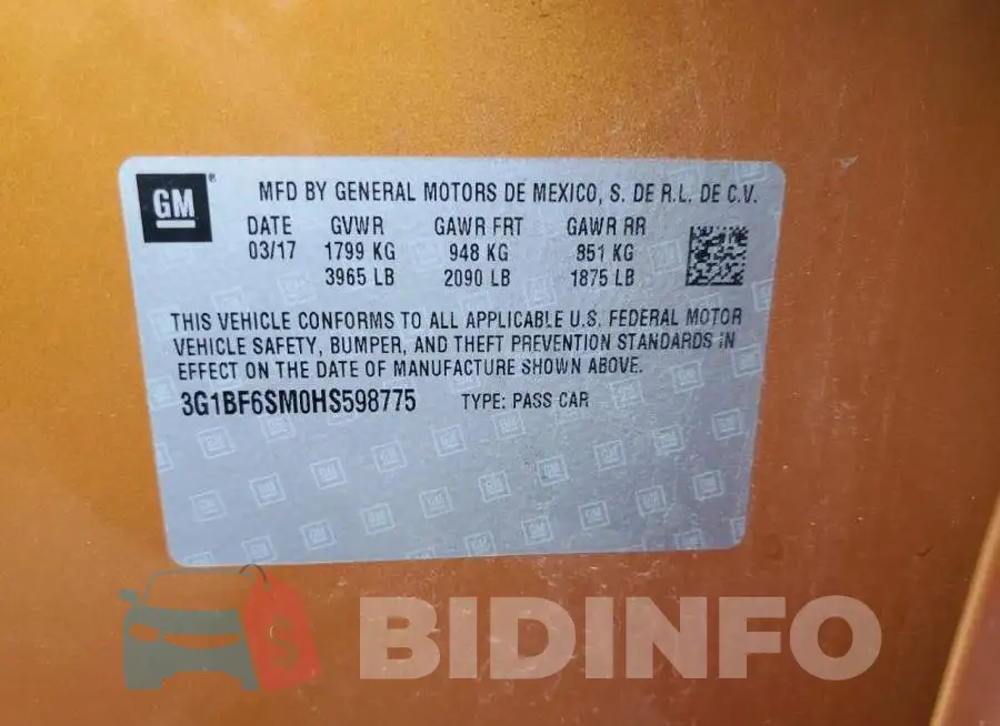 3G1BF6SM0HS598775 Photo# 12