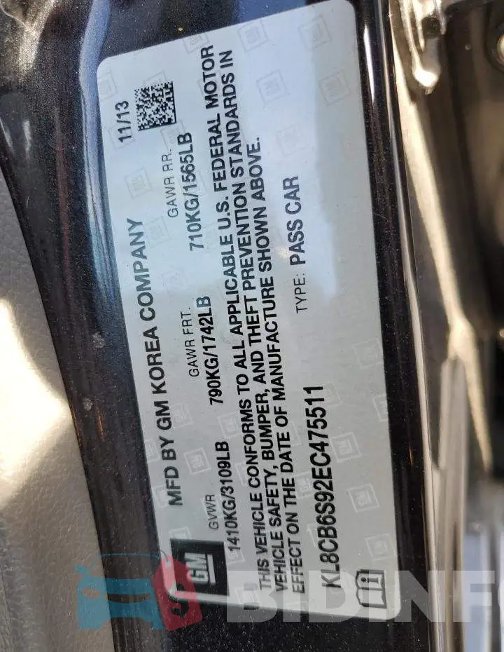 KL8CB6S92EC475511 Photo# 12