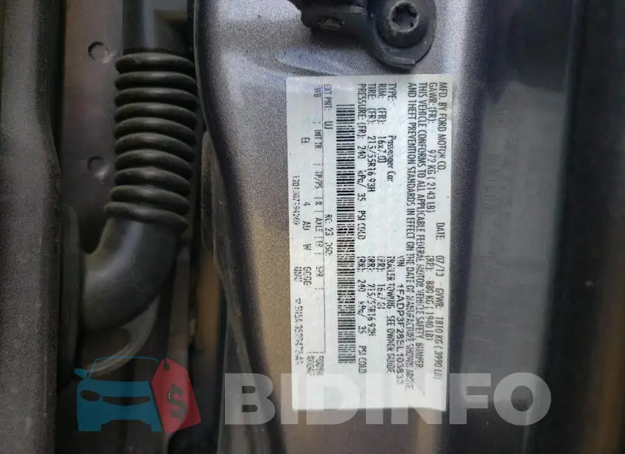 1FADP3F28EL103833 Photo# 12