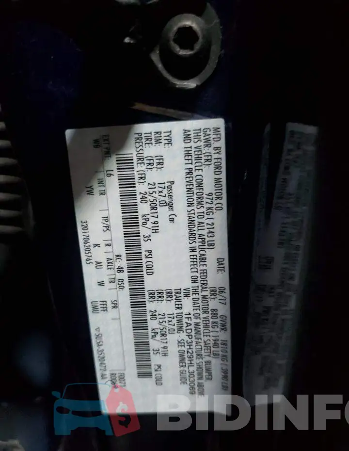 1FADP3H29HL303069 Photo# 12