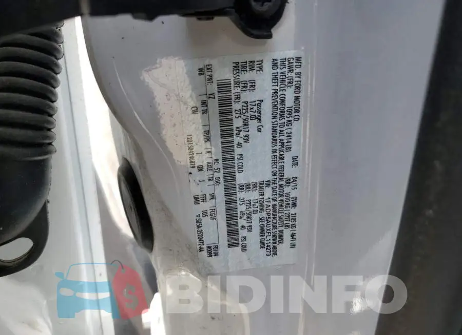 1FADP5AUXFL114273 Photo# 13