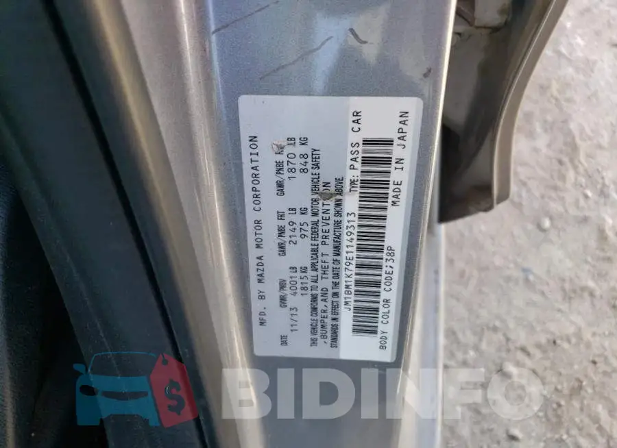 JM1BM1K79E1149313 Photo# 12