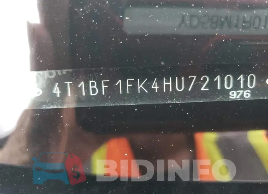 4T1BF1FK4HU721010 Photo# 12