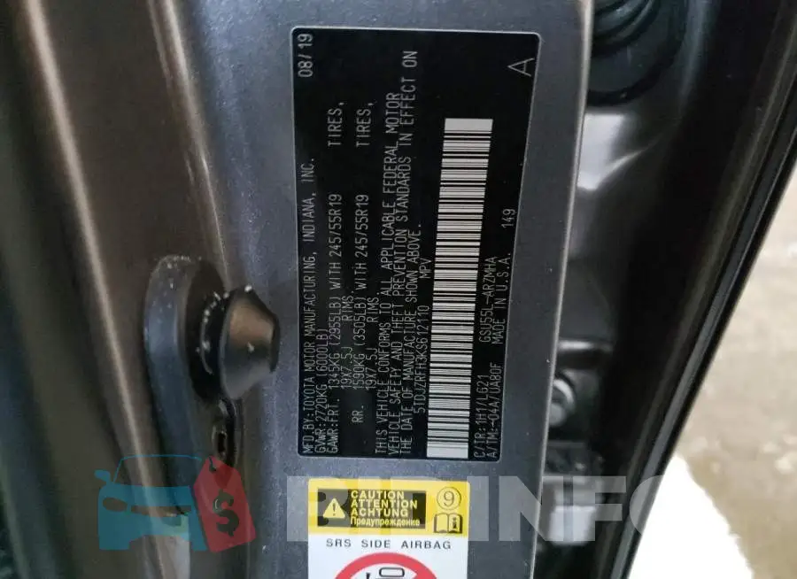 5TDJZRFH3KS612110 Photo# 13