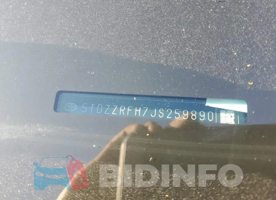 5TDZZRFH7JS259890 Photo# 14