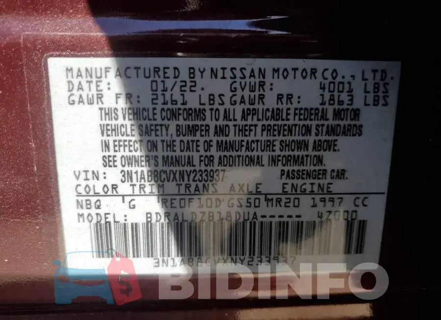 3N1AB8CVXNY233937 Photo# 12
