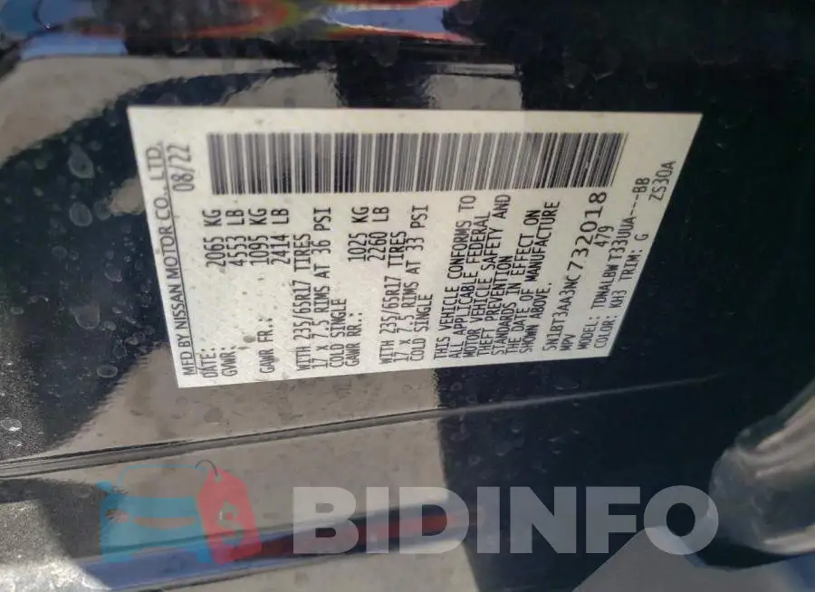 5N1BT3AA3NC732018 Photo# 13