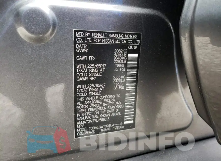 KNMAT2MT7LP516315 Photo# 12