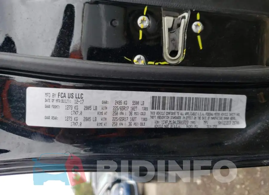 1C4PJMLB4JD603723 Photo# 12