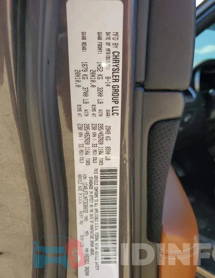 1C4RJFDJXFC638032 Photo# 10