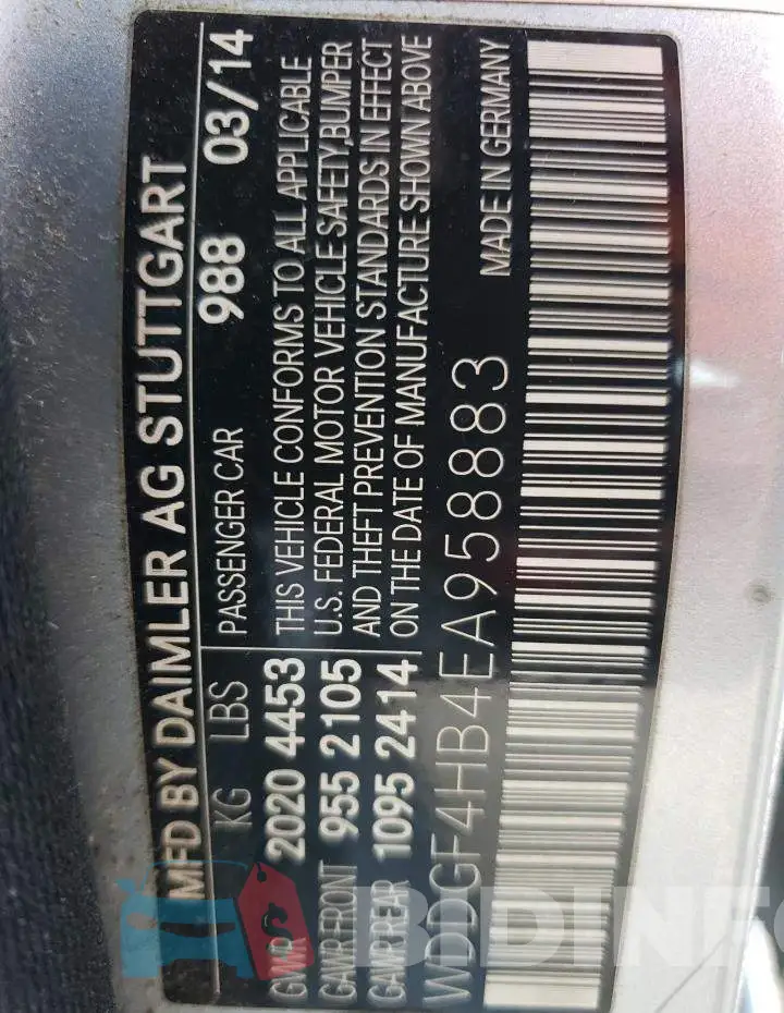 WDDGF4HB4EA958883 Photo# 12