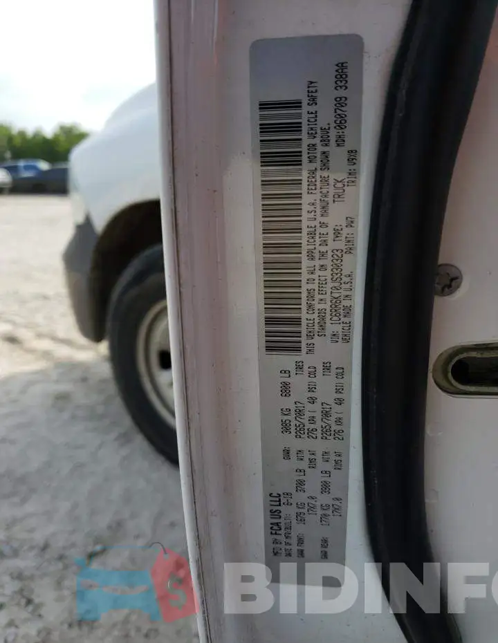 1C6RR6KT0JS330323 Photo# 12