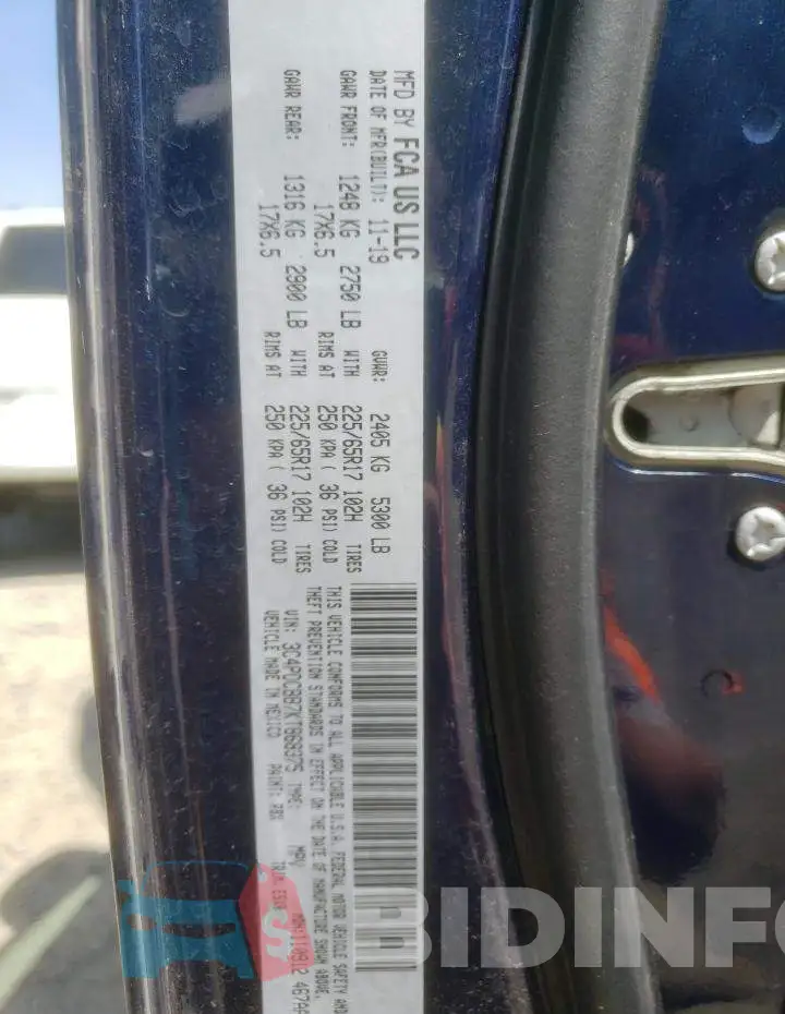 3C4PDCBB7KT868375 Photo# 13