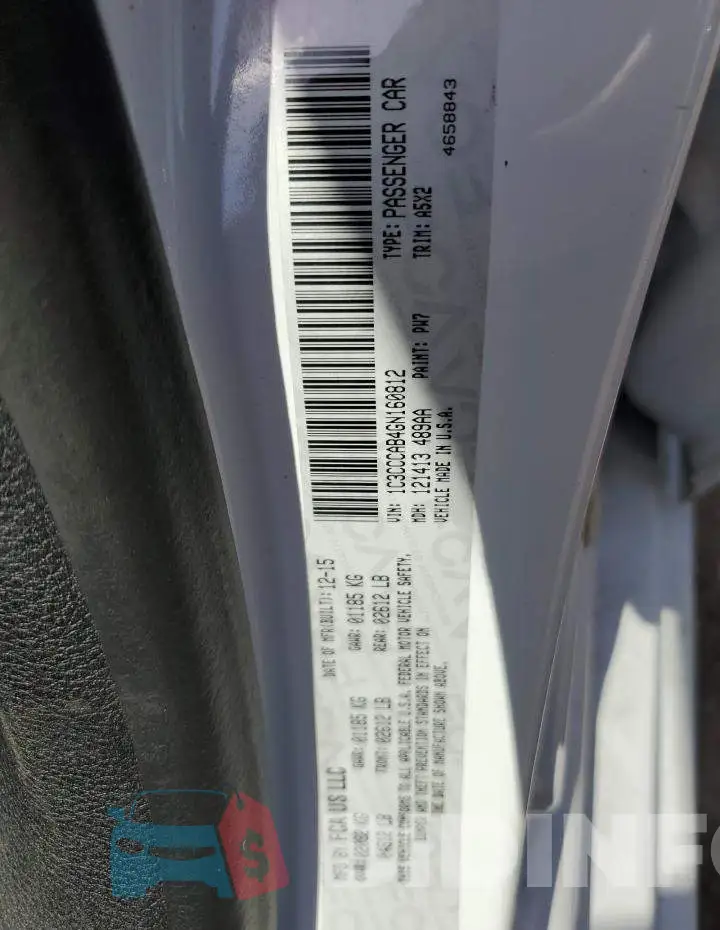1C3CCCAB4GN160812 Photo# 13
