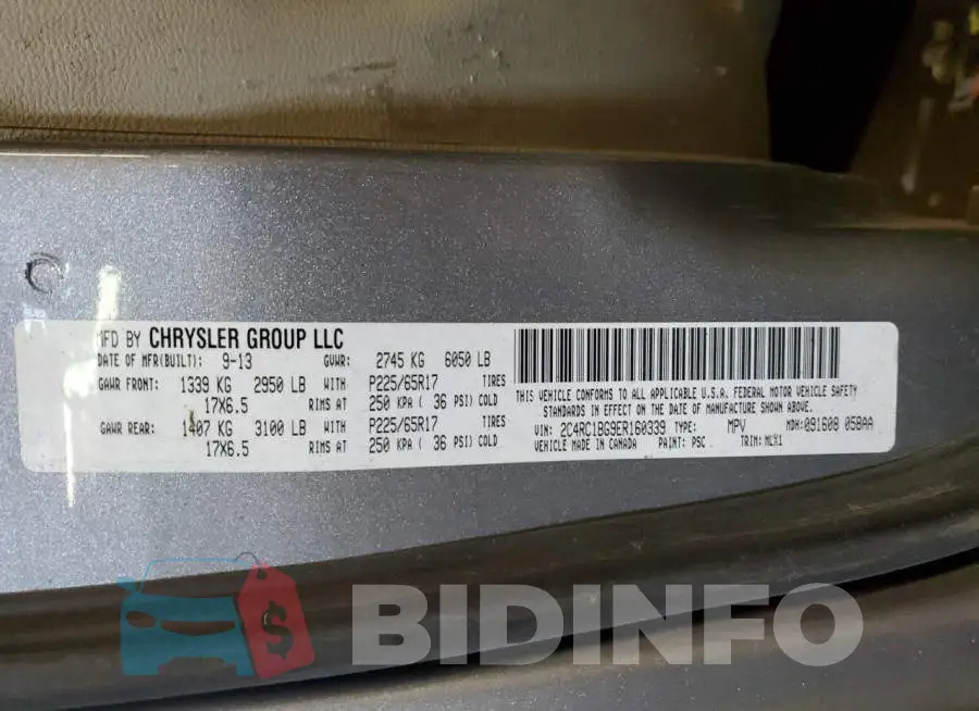 2C4RC1BG9ER160339 Photo# 13